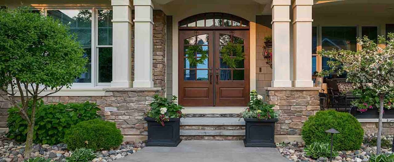 entrance of the house